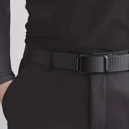 Men's Stylish Canvas Belt with Automatic Buckle