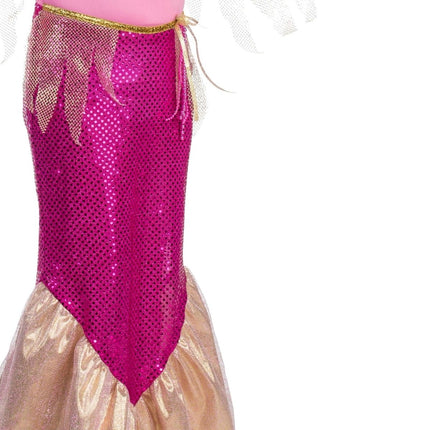 Kids Mermaid Costume with Shimmering Tail, Top and Fantasy Details