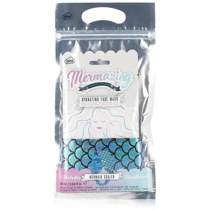Mermaid Face Mask and Headband Set