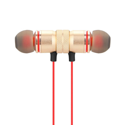 Metal Magnetic Wireless Bluetooth Earphone Sports Headset Stereo Bass