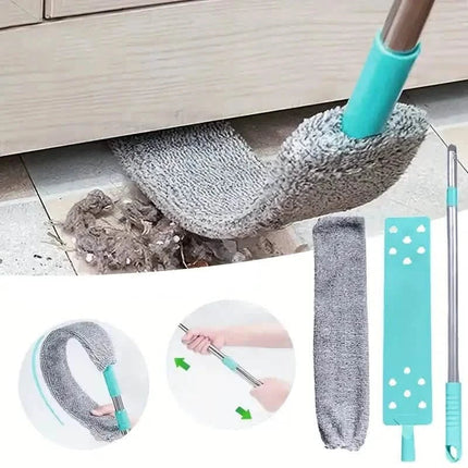 Microfiber Wet Dry Retractable Dusting Brush with Extension Rod