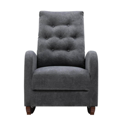 Mid-Century Modern Nursery Rocking Chair Armchair