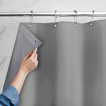 Mildew Resistant Heavyweight Vinyl Shower Curtain Liner with Magnets Metal Grommets