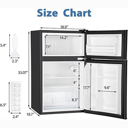 Mini Fridge with Freezer
