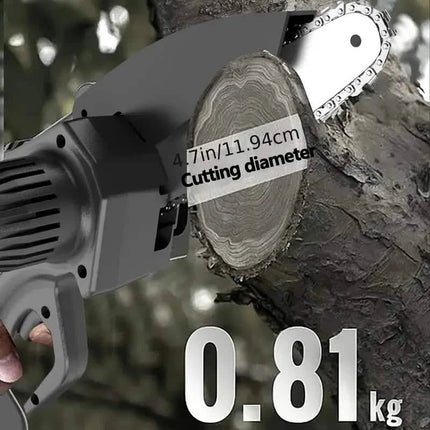 Mini Handheld Chain Saw - Band Saw with Premium Splash Protection, Safety Lock