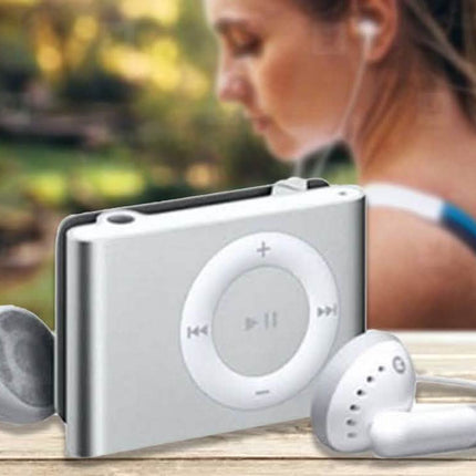 Mini Shuffling MP3 Player with USB Cable and Headphones