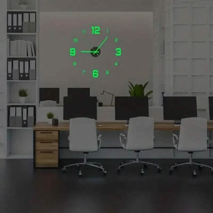 Minimally Quiet Digital Wall Clock