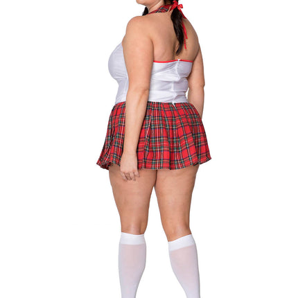 Plus Size Women School Girl Costume by Music Legs Costumes only at  TeeJayTraders.com - Image 2