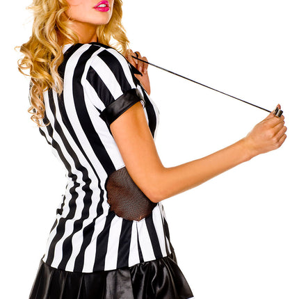Referee Plus Size Woman Costume by Music Legs only at  TeeJayTraders.com - Image 2