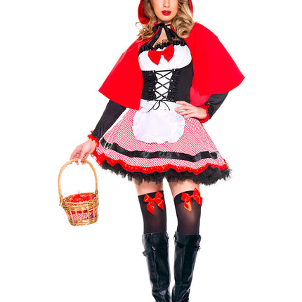 Sweet Riding Hood Women Costume by Music Legs only at  TeeJayTraders.com