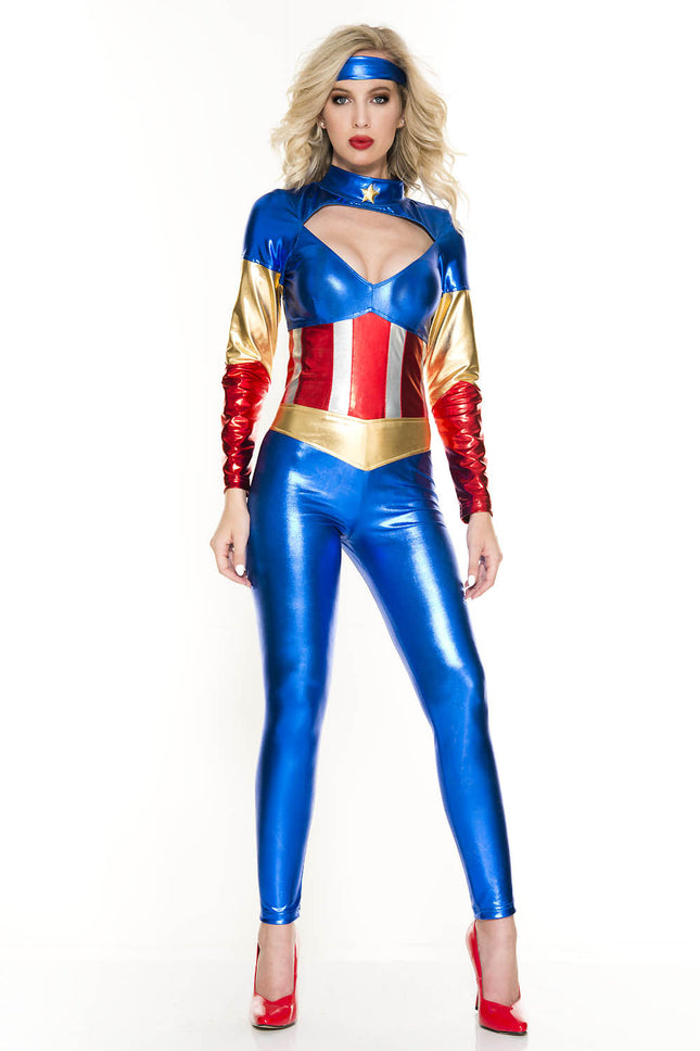 Wonder Warrior Woman Costume by Music Legs only at  TeeJayTraders.com