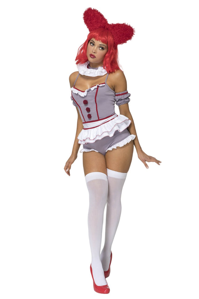 Nightmare Carnival Scary Clown Women Costume by Music Legs Costumes only at  TeeJayTraders.com