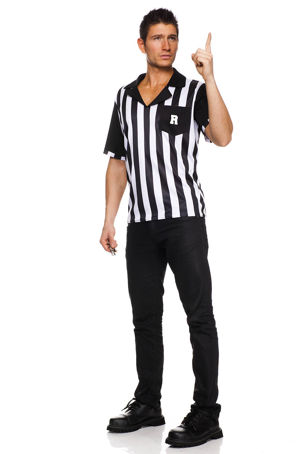 Men Referee Costume by Music Legs only at  TeeJayTraders.com