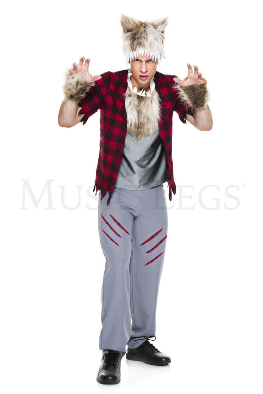 Savage Man Werewolf Costume by Music Legs only at  TeeJayTraders.com