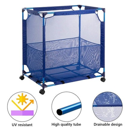 Modern Blue Pool Storage Bin