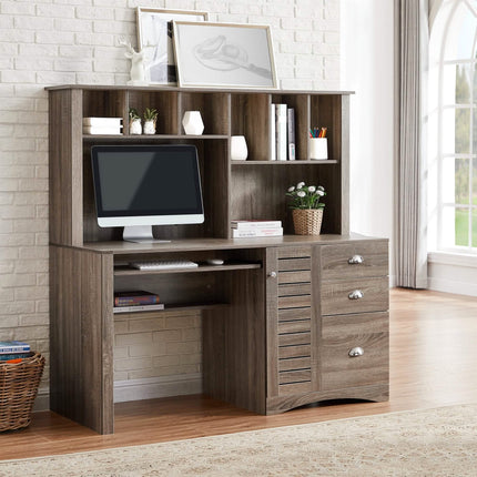 Modern Home Office Desk- 59" Computer Desk Table