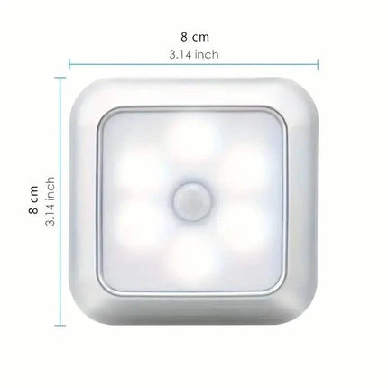 Motion Sensor Night Light, 6 LED Wall Lamp