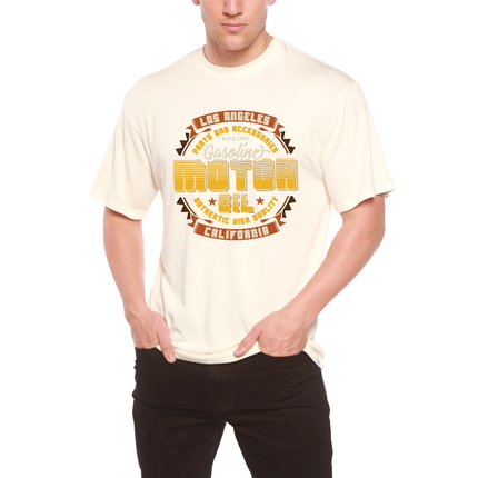 Motor oil Men's Bamboo Viscose/Organic Cotton Short Sleeve Graphic T-Shirt