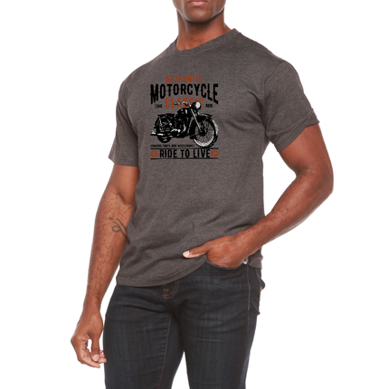 Motorcycle Classic Men's Bamboo Viscose/Organic Cotton Short Sleeve Graphic T-Shirt