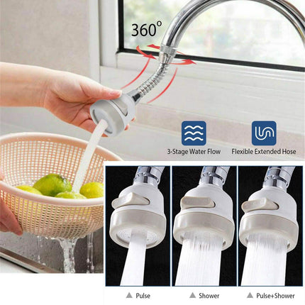 Movable Kitchen Tap Head 360° Rotatable Swivel