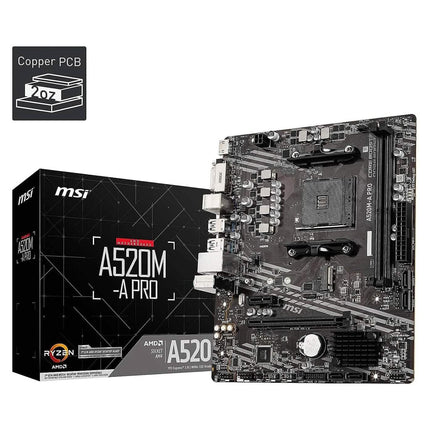 MSI A520M-A PRO Gaming Motherboard  (Refurbished)