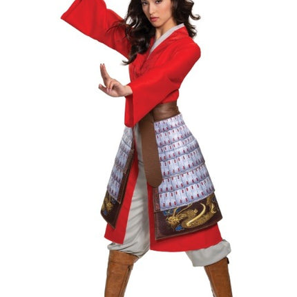 Mulan Hero Red Dress Women Costume