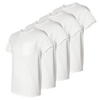 4-Pack / White / S
