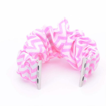 Multifunction Hair Scrunchie Apple Watch Band - Assorted Colors
