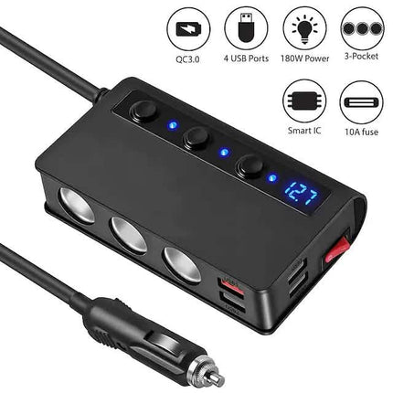 Multifunctional Car Charger Socket