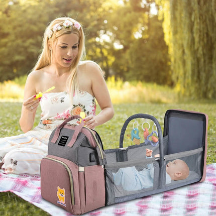 Multifunctional Diaper Bag Backpack