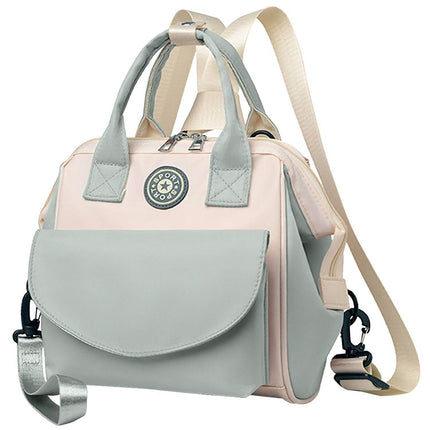Multifunctional Diaper Changing Bag with 2 Insulated Pockets Commute Bag