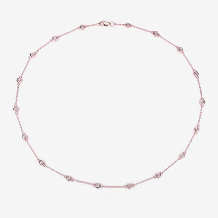 1.62 Carat Genuine Morganite .925 Sterling Silver Necklace