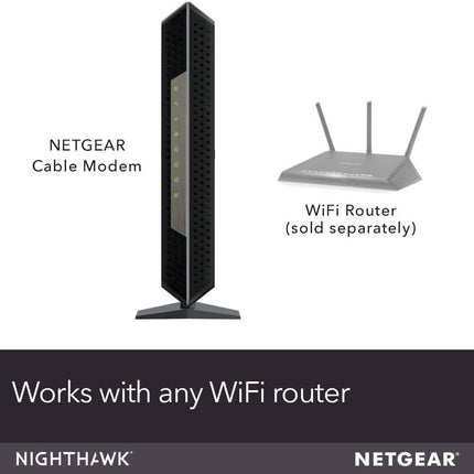 NETGEAR Nighthawk Cable Modem CM1200 - Compatible with all Cable Providers  (Refurbished)