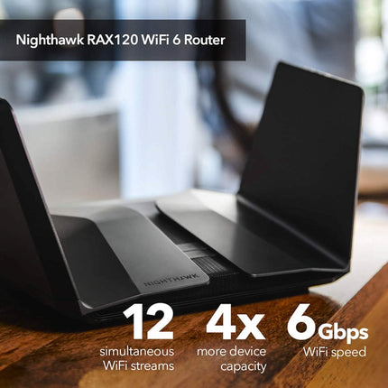 NETGEAR Nighthawk WiFi 6 Router RAX120  (Refurbished)