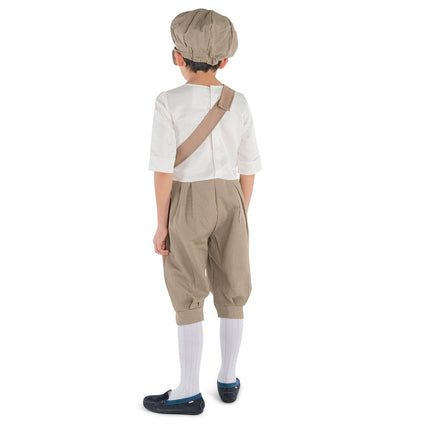 Kids Newsboy Costume with Classic Cap and Vintage Style Outfit