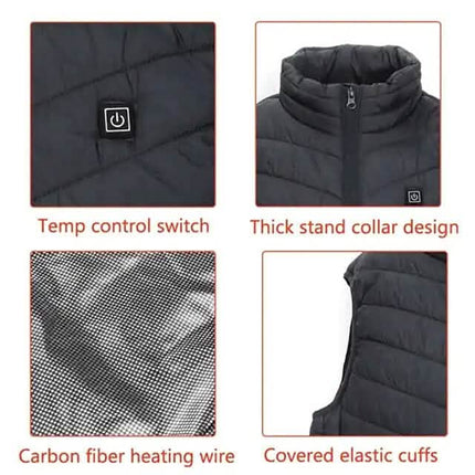 Nine Districts Intelligent Heating Vest Electric Heating