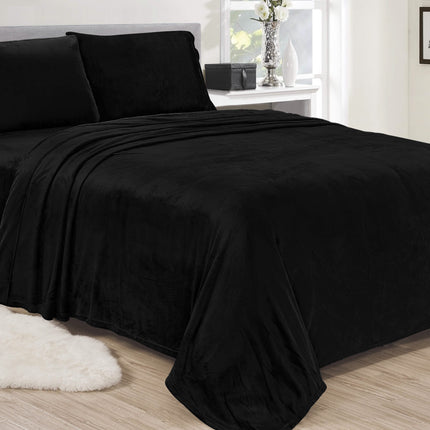 Noble House Lavana Microplush Sheet Set