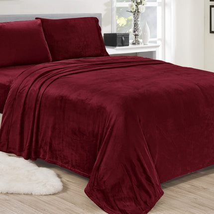Noble House Lavana Microplush Sheet Set
