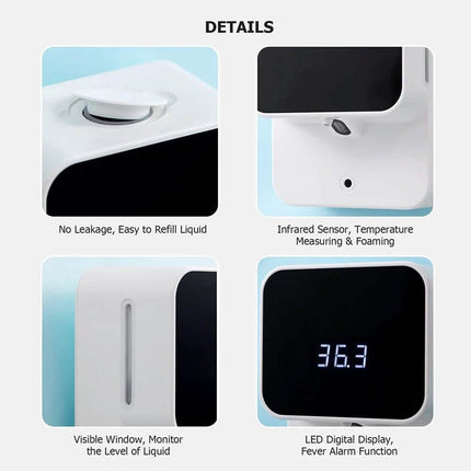 Non-Contact Temperature Measurement Soap Dispenser