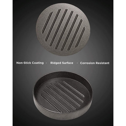 Non-Stick Aluminum Hamburger Press Patty Maker BBQ Burger Mold “Dad Grill Boss”