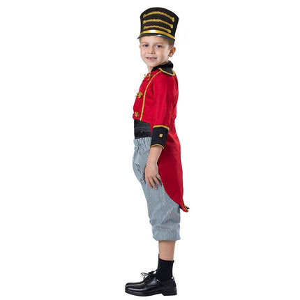 Kids Nutcracker Costume with Military Style Jacket and Hat