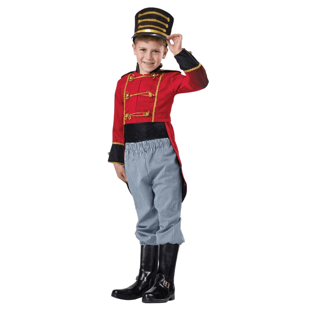 Kids Nutcracker Costume with Military Style Jacket and Hat
