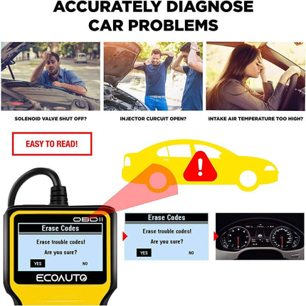 OBD2 Car Code Scanner & Reader Tool for All Vehicles