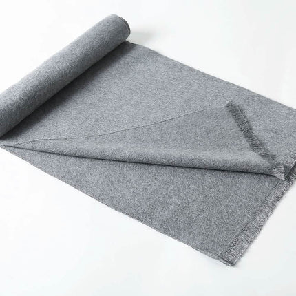 Ohayomi Mens Winter Cashmere Fashion Formal Soft Scarves