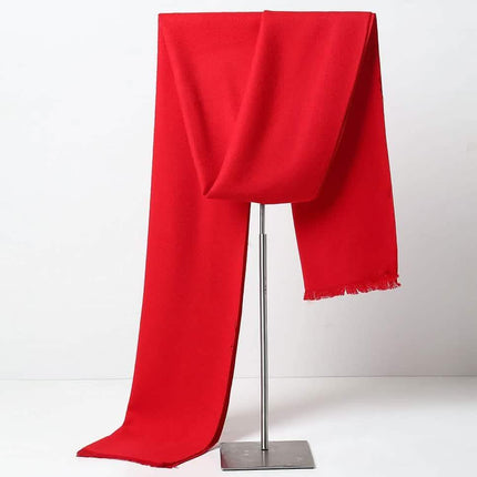 Ohayomi Mens Winter Cashmere Fashion Formal Soft Scarves