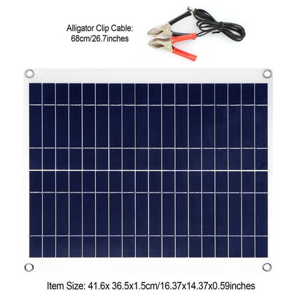Outdoor Solar Panel 12V 25W Car Battery Charger