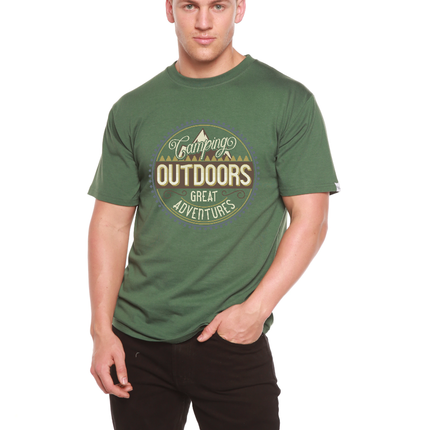 Outdoors Men's Bamboo Viscose/Organic Cotton Short Sleeve Graphic T-Shirt