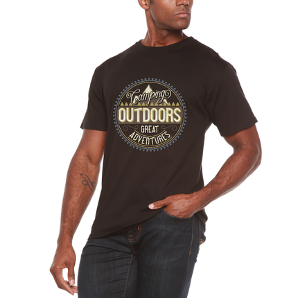 Outdoors Men's Bamboo Viscose/Organic Cotton Short Sleeve Graphic T-Shirt