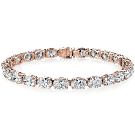 Oval Tennis Bracelets Made With Swarovski Elements
