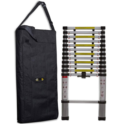 OxGord Aluminum Telescopic Extension Ladder 12.5ft. Telescope
